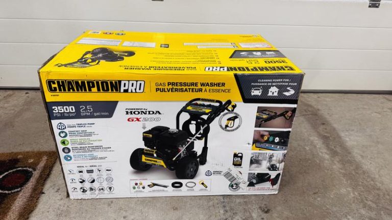 Champion 3500 PSI Gas Pressure Washer Review