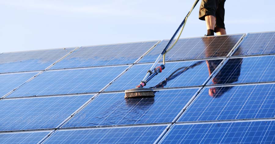 Can I Power Wash Solar Panels