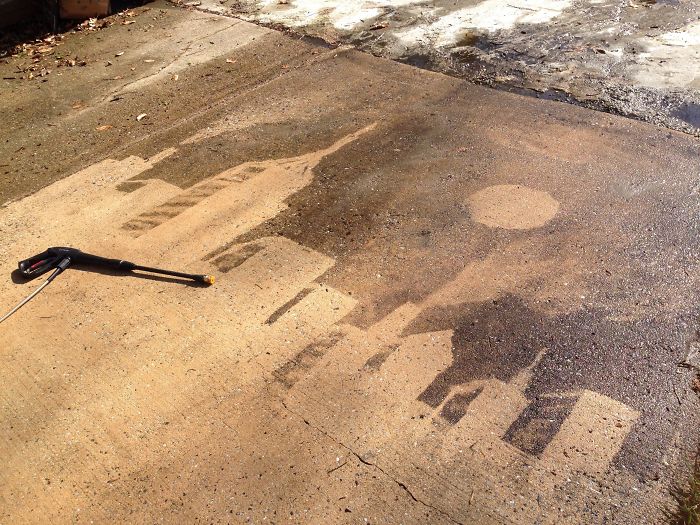 Get Rid of Streaks or Lines Left After Power Washing