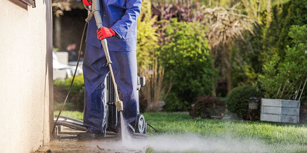 Professional Power Washing Job