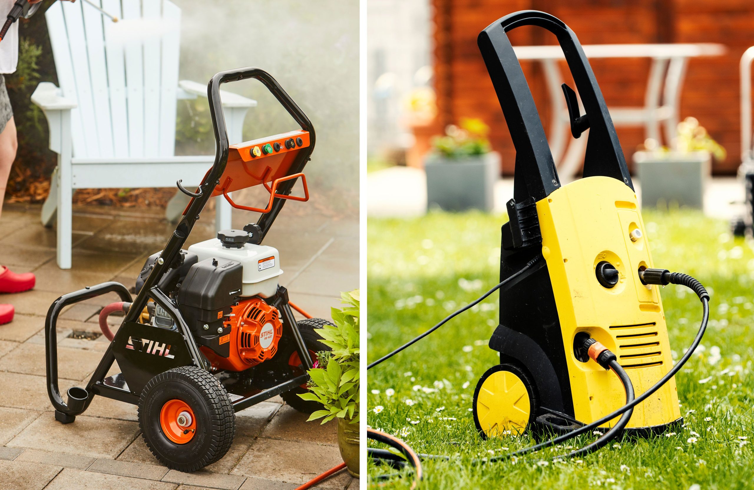 Gas vs. Electric Pressure Washers