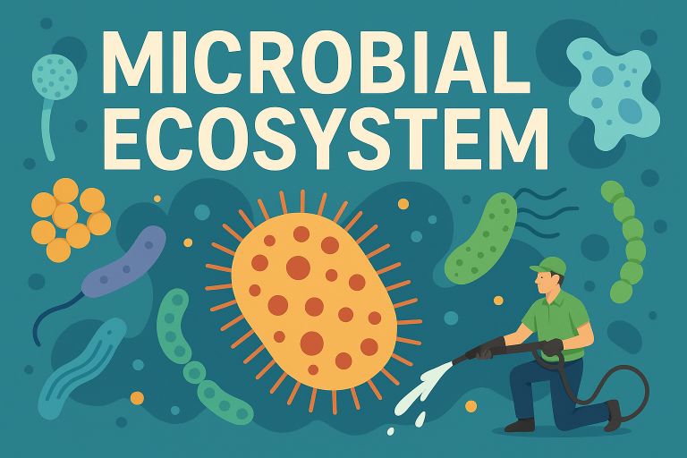 Power Washing and Microbial Ecosystems