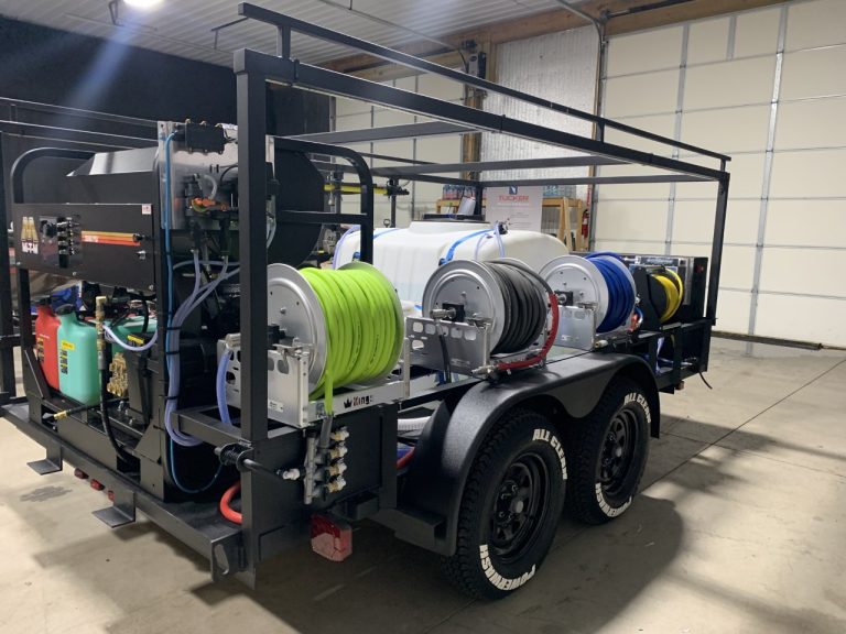 Mobile Power Washing Rig
