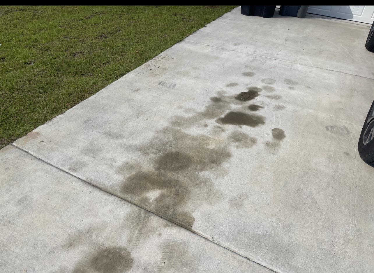 Pressure Washing Remove Oil Stains