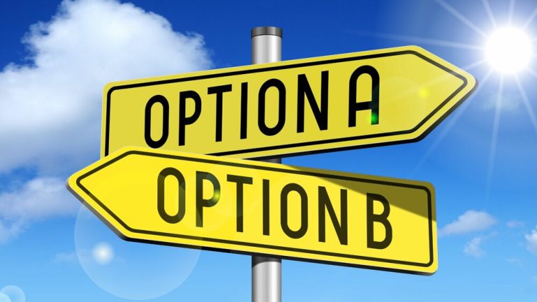 option a vs option b
