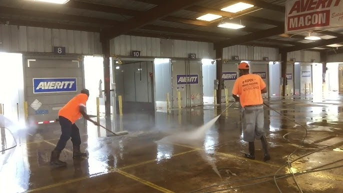 Pressure Wash loading bays