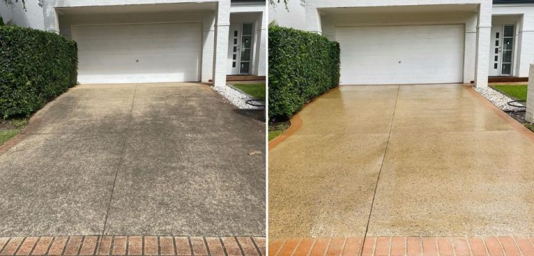 Power Washing Before And After