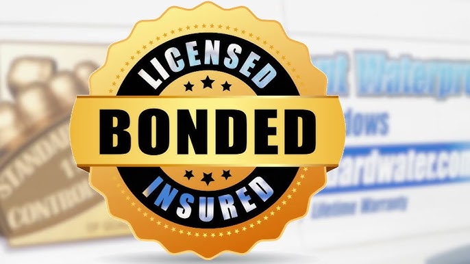 license bonded and insured