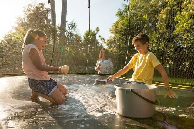 Pressure Wash A Trampoline