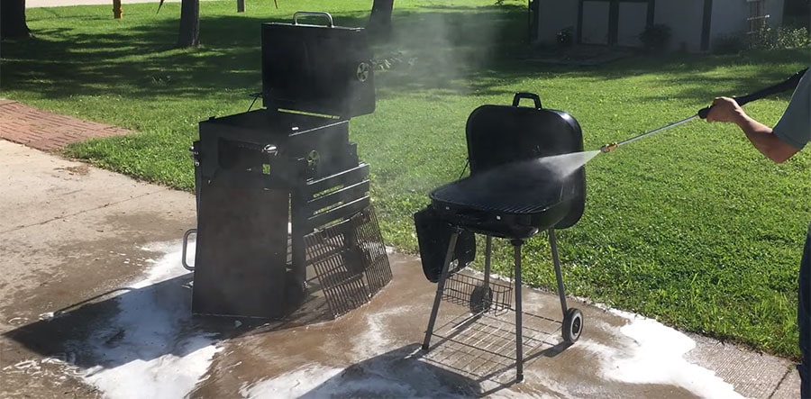 Power Washing BBQ Areas