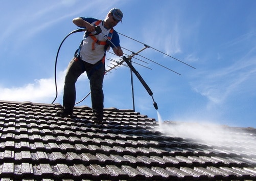 Power Washing Roof