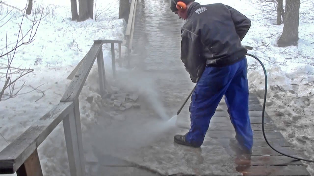 Pressure Wash In Winter
