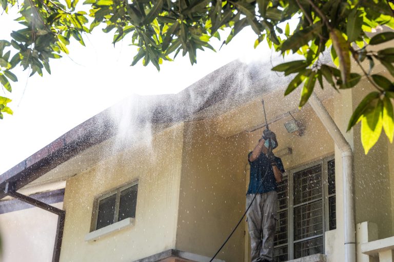 Pressure Wash Hard To Reach Spots