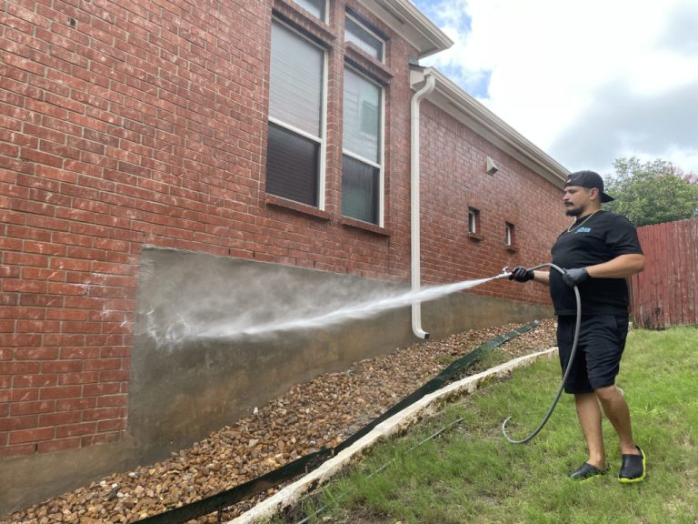 Pressure Washing Brick Home