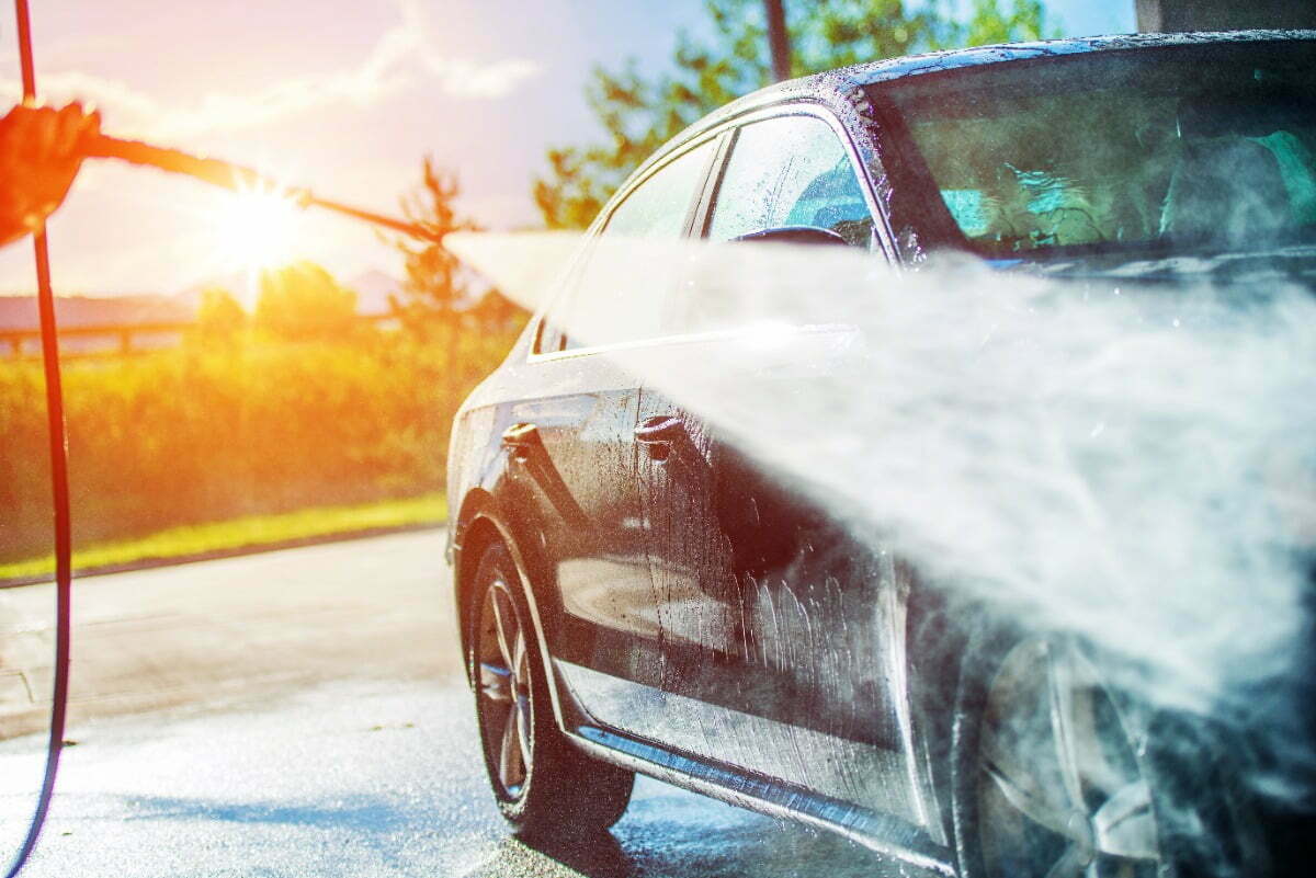 Pressure Wash Car