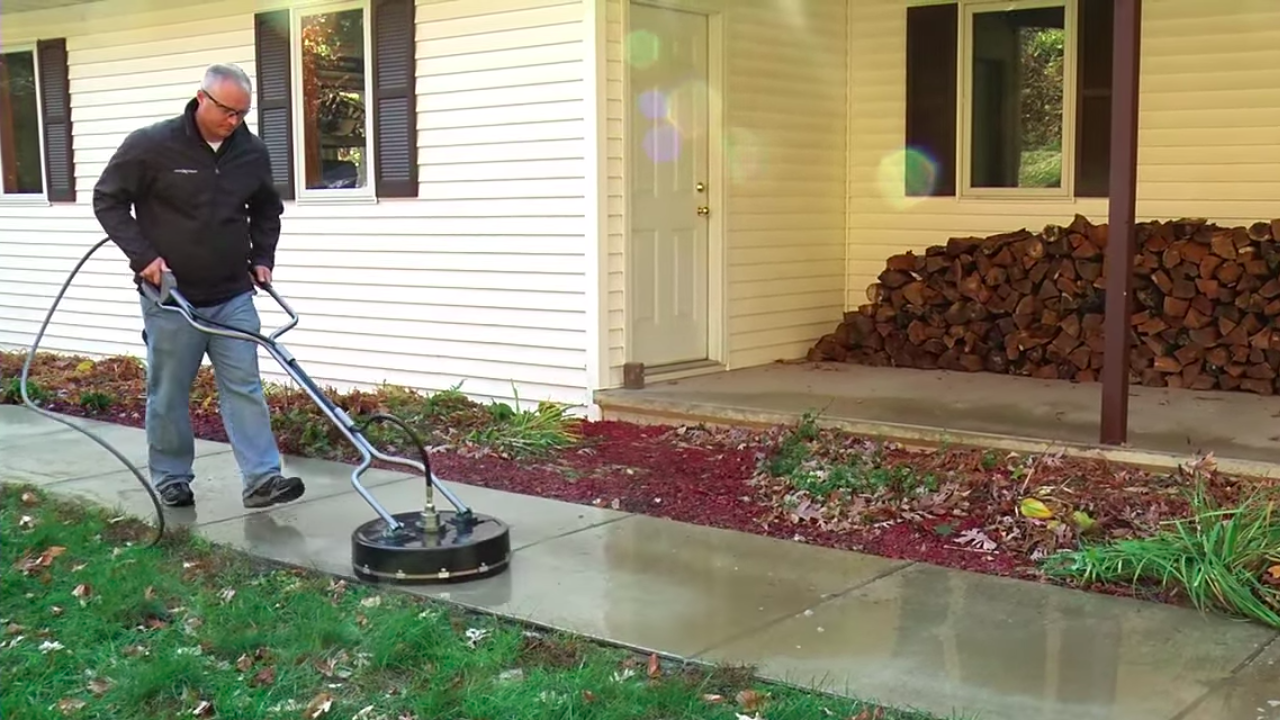 pressure washing surfaces